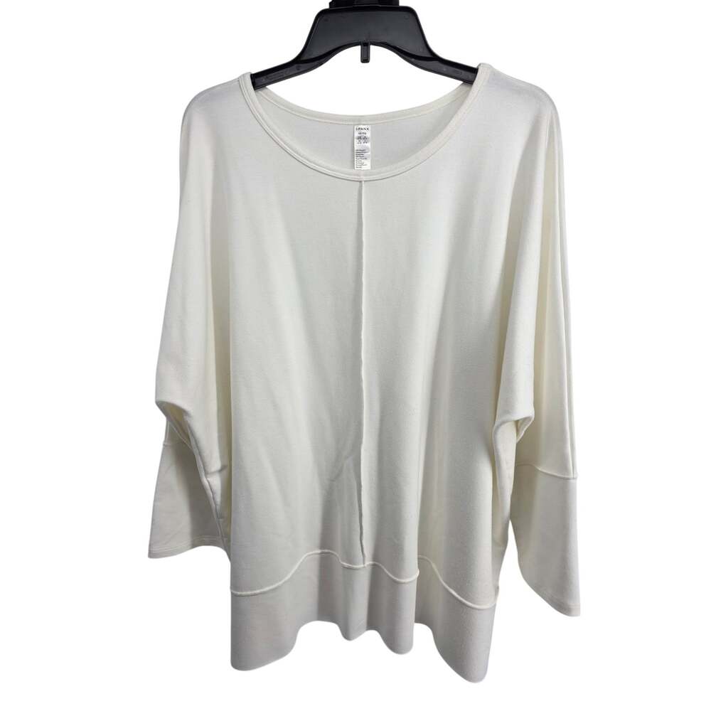 Spanx Perfect Length Dolman Sleeve Top White Size 1X